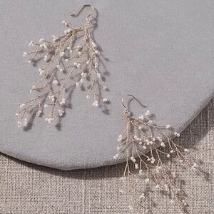 Anthropologie Beaded Kerri Earrings